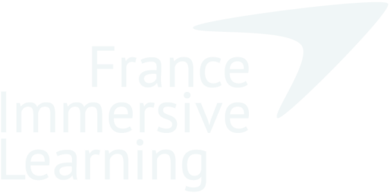 France Immersive Learning - Logo Blanc